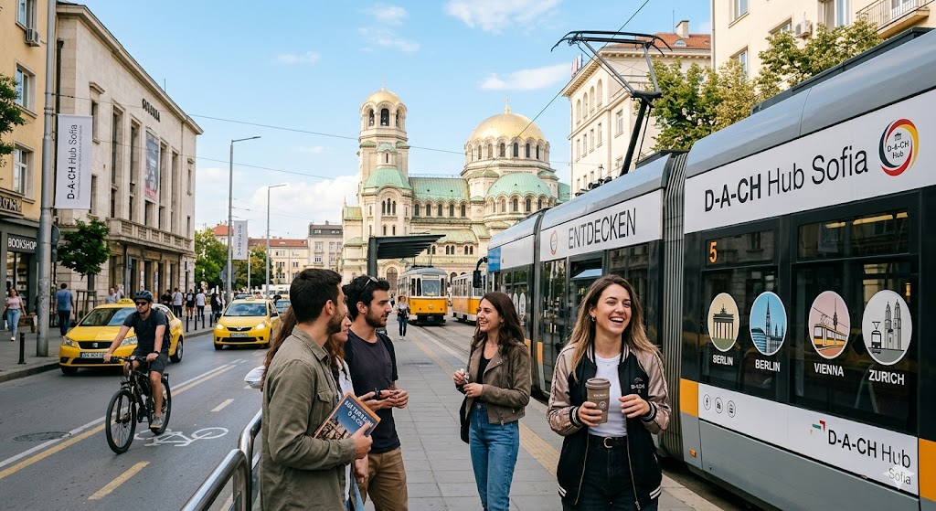 D-A-CH Hub Sofia in der Stadt